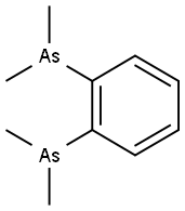 1,2-PHENYLENEBIS(DIMETHYLARSINE) Struktur