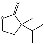 alpha-isopropyl-alpha-methyl-gamma-butyrolactone,132462-11-4,结构式