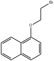 1-(2-ブロモエトキシ)ナフタレン 化学構造式