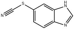 Thiocyanic acid, 1H-benzimidazol-5-yl ester (9CI) Structure