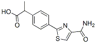 α-Methyl-4-(4-carbamoyl-2-thiazolyl)benzeneacetic acid|