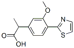 3-Methoxy-α-methyl-4-(2-thiazolyl)benzeneacetic acid|