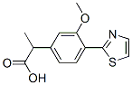 132483-57-9 3-Methoxy-α-methyl-4-(2-thiazolyl)benzeneacetic acid