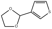 2-(3-噻吩基)-1,3-二氧戊环,13250-82-3,结构式