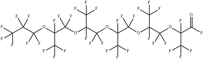 PERFLUORO-2,5,8,11,14-PENTAMETHYL-3,6,9,12,15-PENTAOXAOCTADECANOYL FLUORIDE Struktur