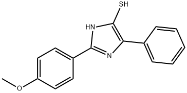 2-(4-Methoxyphenyl)-4-phenyl-1H-imidazole-5-thiol,1325304-88-8,结构式