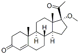 17-Methoxypregn-4-ene-3,20-dione 结构式