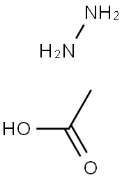 ヒドラジン酢酸塩 化学構造式