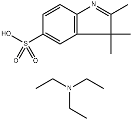 2,3,3-Trimethyl-3H-indole-5-sulfonic acid Struktur