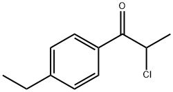 2-氯-1-(4-乙基苯基)-(9CI)-1-丙酮, 132560-66-8, 结构式