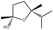 2-Furanol,tetrahydro-2,5-dimethyl-5-(1-methylethyl)-,(2S-cis)-(9CI) 结构式