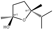 2-Furanol,tetrahydro-2,5-dimethyl-5-(1-methylethyl)-,trans-(9CI),132561-74-1,结构式