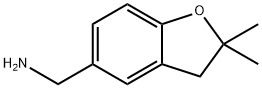 (2,2-diMethyl-2,3-dihydrobenzofuran-5-yl)MethanaMine Structure