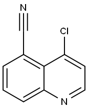 4-CHLORO-5-CYANOQUINOLINE Structure