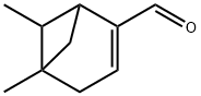 Bicyclo[3.1.1]hept-2-ene-2-carboxaldehyde, 5,6-dimethyl- (9CI) Structure