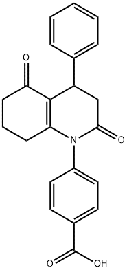 132600-15-8 4-(2,5-二氧代-4-苯基-3,4,5,6,7,8-六氢喹啉-1(2H)-基)苯甲酸