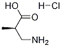 (R)-3-AMINO-2-METHYLPROPANOIC ACID-HCL,132605-98-2,结构式