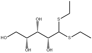 5,5-bis(ethylsulfanyl)pentane-1,2,3,4-tetrol Structure