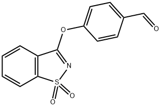 132636-66-9 4-[(1,1-二氧化并-1,2-苯异噻唑-3-基)氧基]苯甲醛