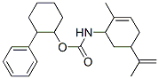5-isopropenyl-2-methyl-1-(N-(2-phenylcyclohexyloxycarbonyl)amino)-2-cyclohexene Structure