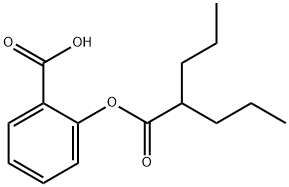 2-[(2-Propylvaleryl)oxy]benzoic acid Structure