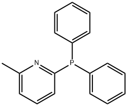 2-ジフェニルホスフィノ-6-メチルピリジン 化学構造式