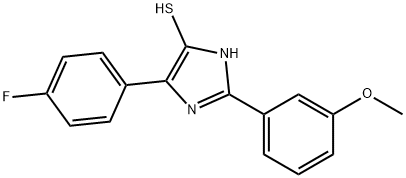 4-(4-Fluorophenyl)-2-(3-methoxyphenyl)-1H-imidazole-5-thiol Structure