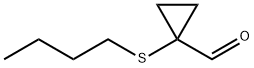 Cyclopropanecarboxaldehyde, 1-(butylthio)- (9CI) Structure