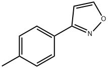 3-P-トリルイソオキサゾール 化学構造式