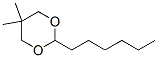 2-hexyl-5,5-dimethyl-1,3-dioxane  Structure