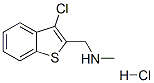 1-(3-氯苯并[B]噻吩-2-基)-N-甲基甲胺盐酸盐,132740-14-8,结构式