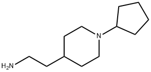 2-(1-环戊基哌啶-4-基)乙胺, 132740-61-5, 结构式