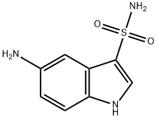 5-氨基1H吲哚-3-磺酰胺, 132745-14-3, 结构式