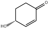 2-Cyclohexen-1-one, 4-hydroxy-, (4R)- Structure