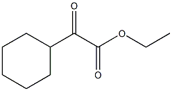 2-シクロヘキシル-2-オキソ酢酸エチル 化学構造式
