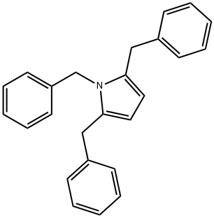 1,2,5-TRIBENZYLPYRROLE,132752-02-4,结构式