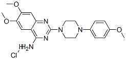 6,7-DIMETHOXY-2-[4-(4-METHOXYPHENYL)PIPERAZIN-1-YL]QUINAZOLIN-4-AMINE HYDROCHLORIDE,132764-67-1,结构式