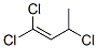 1,1,3-Trichloro-1-butene,13279-86-2,结构式