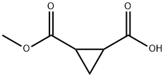 1,2-环丙二甲酸单甲酯,13279-88-4,结构式