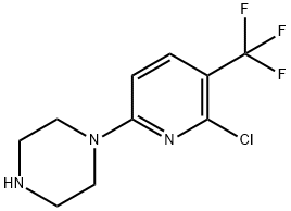 1-[6-氯-5-(三氟甲基)吡啶-2-基]哌嗪,132834-56-1,结构式