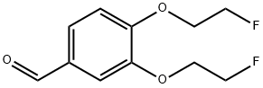 3,4-BIS(2-FLUOROETHOXY)-BENZALDEHYDE Structure