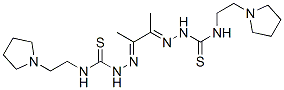 13284-64-5 1,1'-(1,2-Dimethyl-1,2-ethanediylidene)bis[4-[2-(pyrrolidin-1-yl)ethyl]thiosemicarbazide]