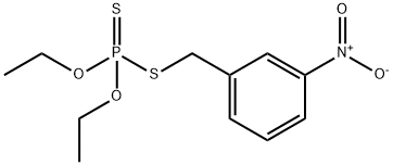 Dithiophosphoric acid O,O-diethyl S-(3-nitrobenzyl) ester,13286-40-3,结构式