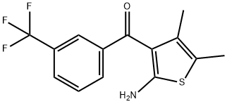 (2-AMINO-4,5-DIMETHYL-3-THIENYL)-[3-(TRIFLUOROMETHYL)PHENYL]METHANONE