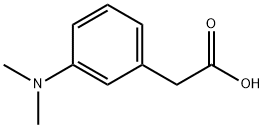 2-(3-(二甲胺基)苯基)乙酸,132864-53-0,结构式