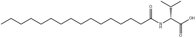 N-Hexadecanoyl-D-valine Struktur