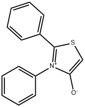 2,3-Diphenylthiazol-3-ium-4-olate 结构式