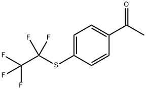 1-(4-(perfluoroethylthio)phenyl)ethanone|