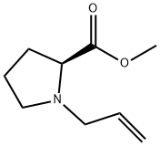 Proline, 1-(2-propenyl)-, methyl ester (9CI) 结构式