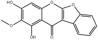 1,3-Dihydroxy-2-methoxy-11H-benzofuro[2,3-b][1]benzopyran-11-one|